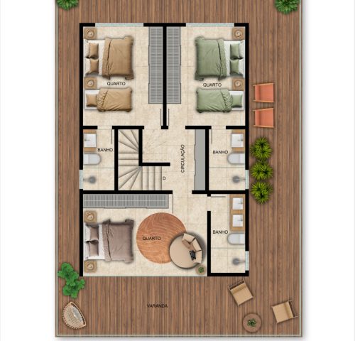 Villa Aroeira_PLANTA BAIXA SUPERIOR