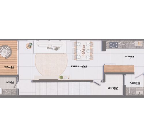 Villa Pitinga_Planta-Terreo